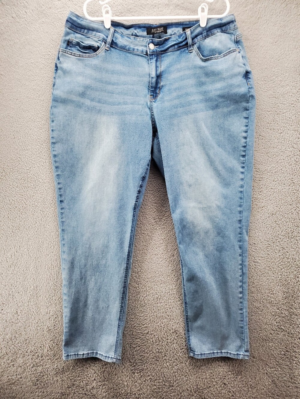 Judy Blue Boyfriend Fit Jeans Womens 22W Light Wash Blue